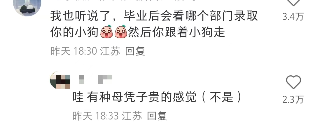 第一次知道警犬技術專業會發小狗